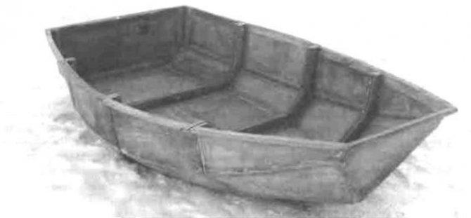 Готовый корпус секционной лодки «Джек пот»