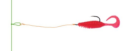 Поводок методом петля в петлю