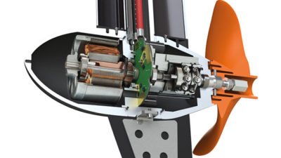 Самодельный лодочный мотор из шуруповерта